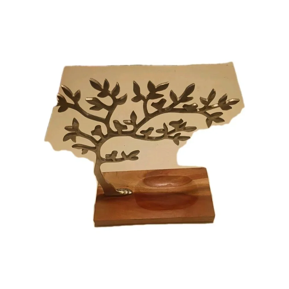 Tree of Life Jewelry Stand with Ring pocket 10"X13"X4" - Picture 2 of 6